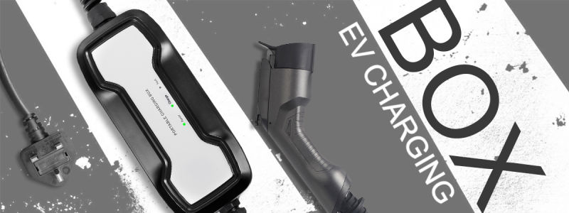 10A SAE J1772 Portable EV Mode 2 Charger for Electric Car Charger Cable BS Outlet Standard