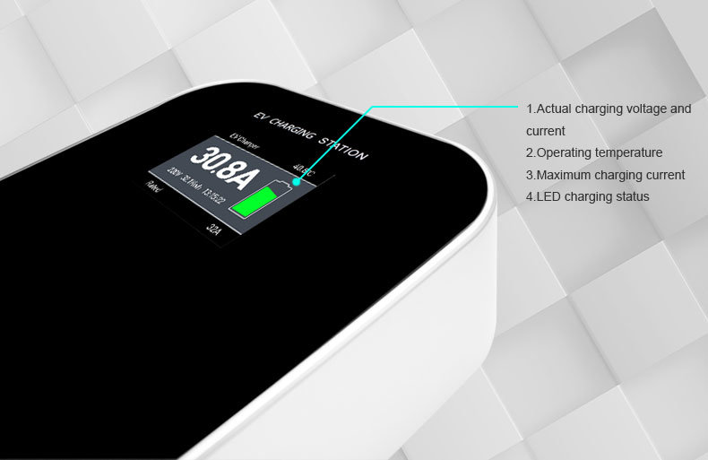 IEC62196-2 Level 2 Electric Car Charger Station with Type 2 Outlet