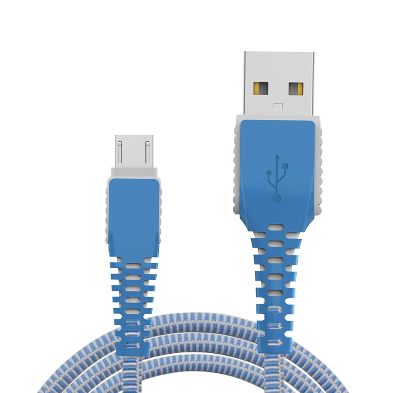 Cheap Price Long Tail V8 Cable Nylon Braided + PVC Mirco USB Cable for Mobile Phones