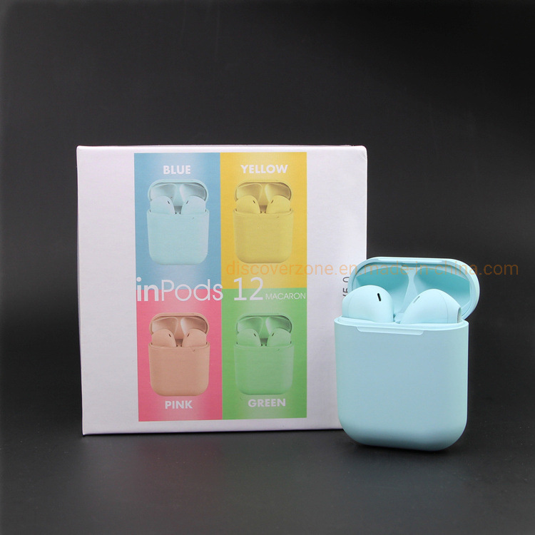 2019 New Earpod Inpods12 iPhone Samsung Bluetooth Headset Airpod Wireless Earphone