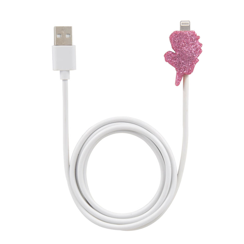 Customized Hot Selling Cartoon Unicorn Fast Speed Charging Data USB Cable