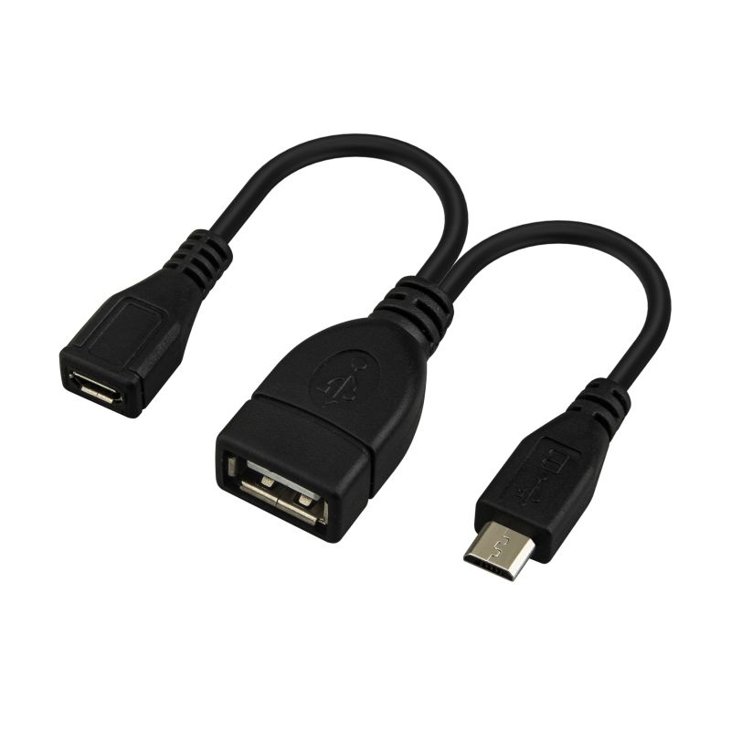 2-in-1 Micro USB Cable (OTG Cable + Power Cable)