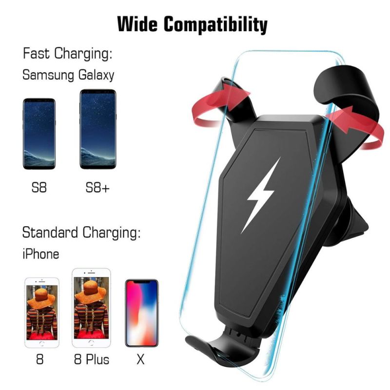 Best Selling Wireless Portable Car Charger Holder for Phone