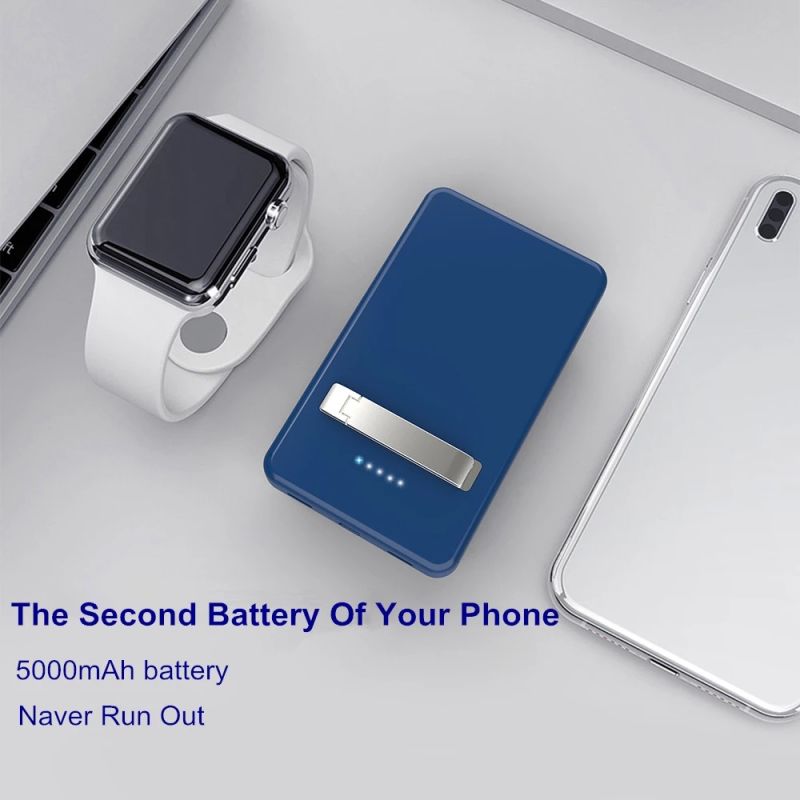 Universal Portable Smart Mobile Power Bank 5000mAh Wireless Powerbank for iPhone 12 PRO Max