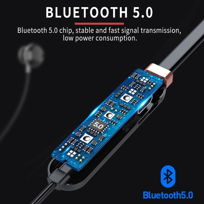 Bluetooth Popular OEM Waterproof Sport Mini Wireless Headset Neckband Earphone