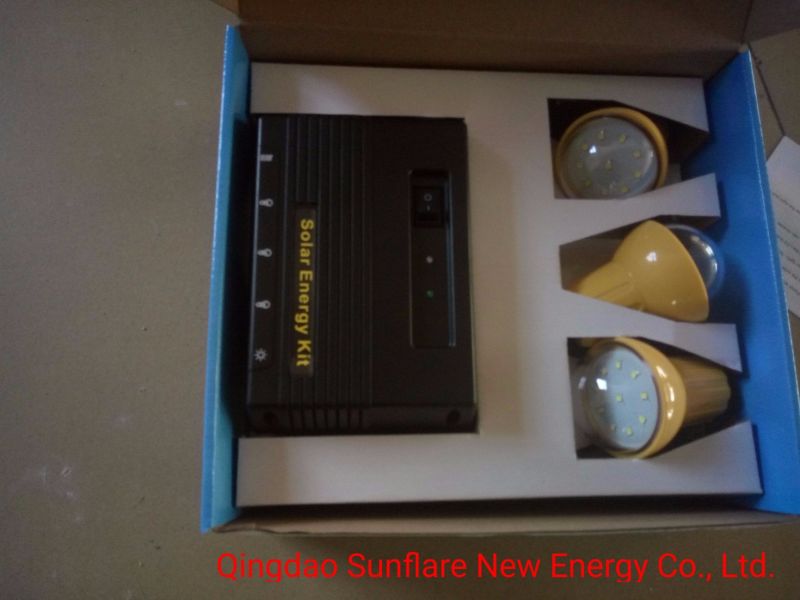 Portable LED Solar Kit with Mobile Phone Charger