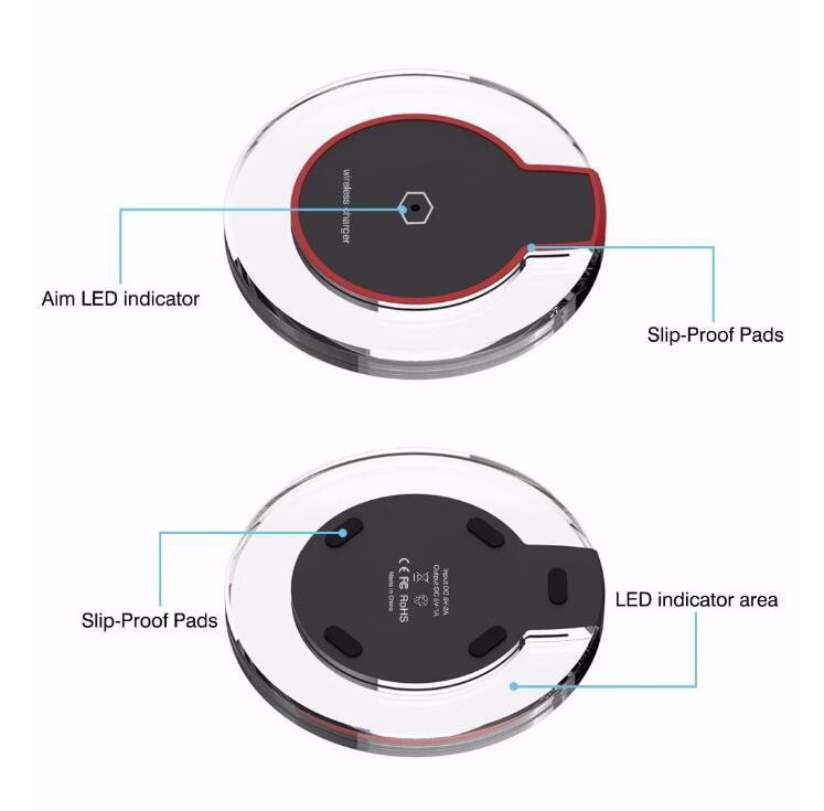 Universal Wireless Charger Pad for iPhone for Samsung with Fast Charging