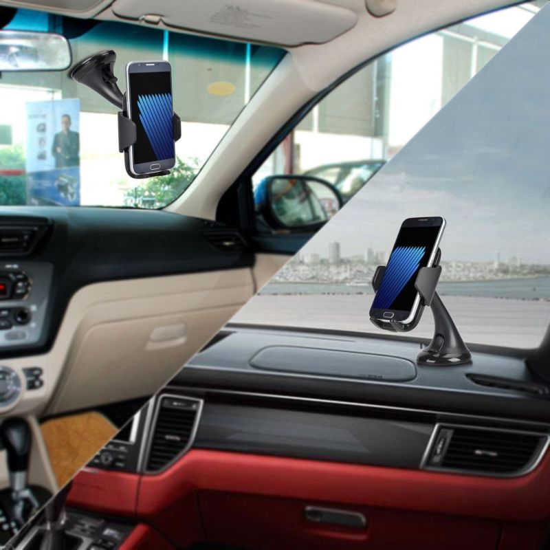 OEM/ODM Rapid Qi Wireless Car Charger for iPhone/Samsung/Nokia/Motorola/Sony/Huawei/Xiaomi
