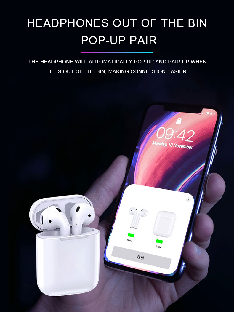 Wireless Headphone Earphone I100 Bluetooth Headset