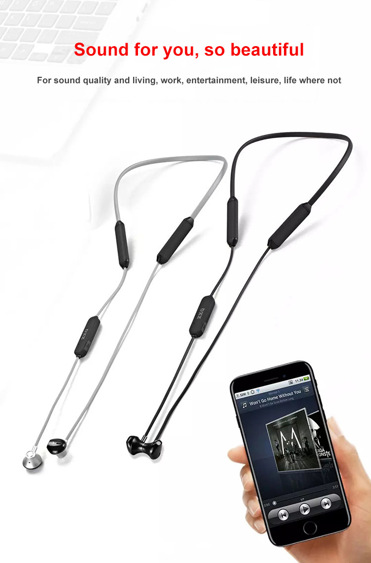 Neck Hanging in-Ear Steelseries Wireless Earphones Bluetooth Headset
