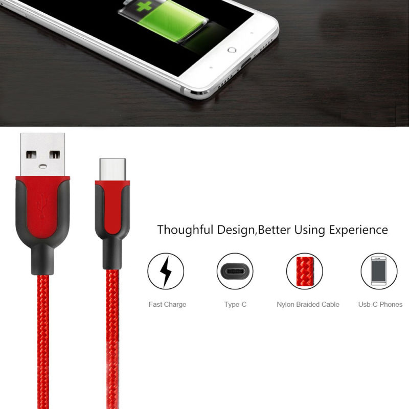 ABS Shell with TPE Material Fast Charger Flex for iPhone USB Cable