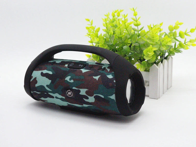 Boombox Handle Fabric Wireless Bluetooth Speaker Fabric Outdoor Waterproof Portable Small God of War Bluetooth Audio