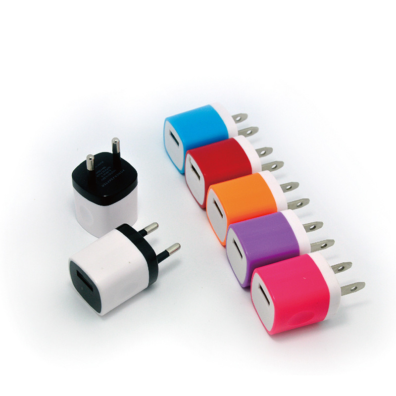 Smart Mobile Phone Travel Charger 5V 1A USB Wall Charger
