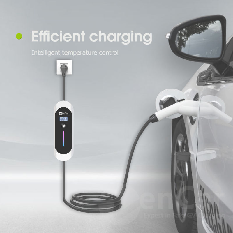 DC 6mA Type B Zencar 16A 3.7kw EV Charger for Electric Car