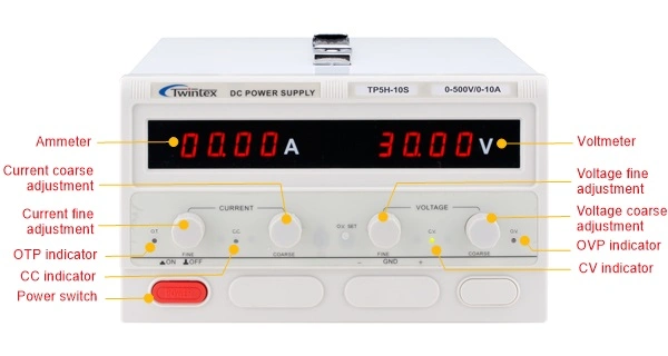 Tp4h-10s 4kw Intelligent Digits LED Display Adjustable Regulated Switching 10A 400V DC Power Supply