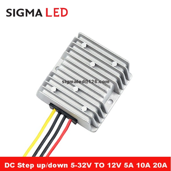 5A/10A/15A Buck Boost Converter 12V to 13.8V DC Regulated Power Supply