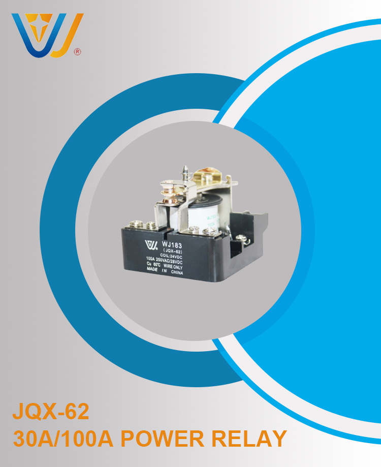Wj183 24VDC 250VAC Automative Relays 12V 100 AMP Relay