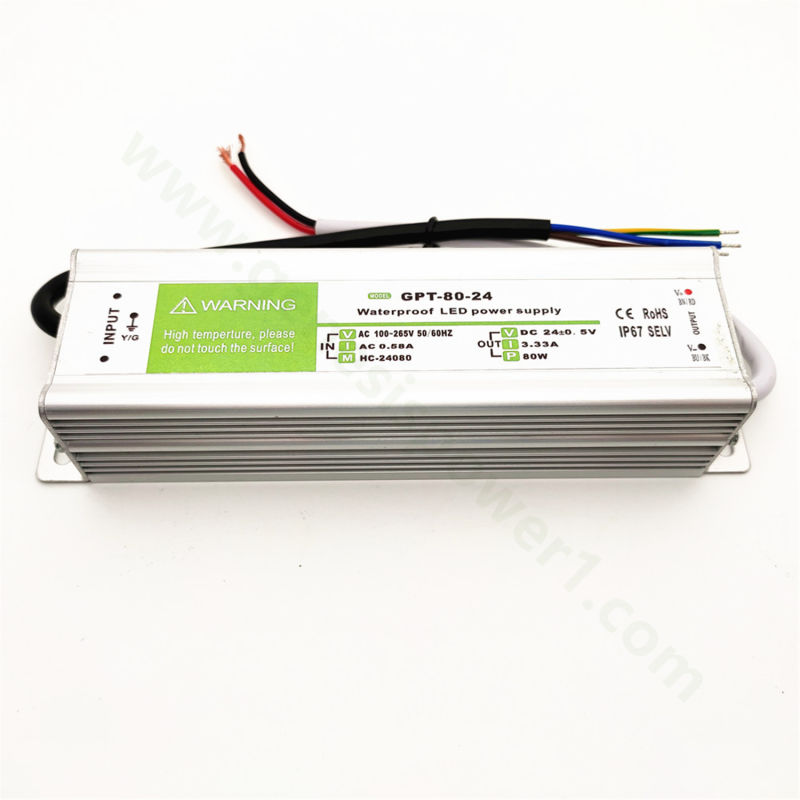 24V 80W AC DC Converter Adapter SMPS