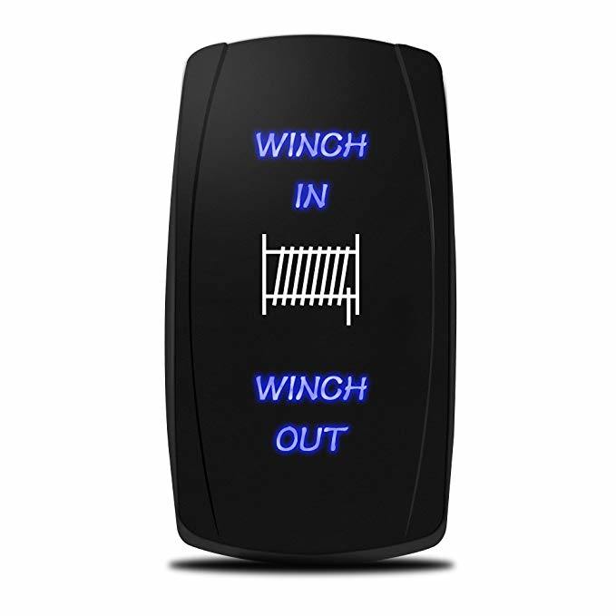 Rocker Switch Kit for Vehicle Boat Marine, on/off 20A 12V LED Light