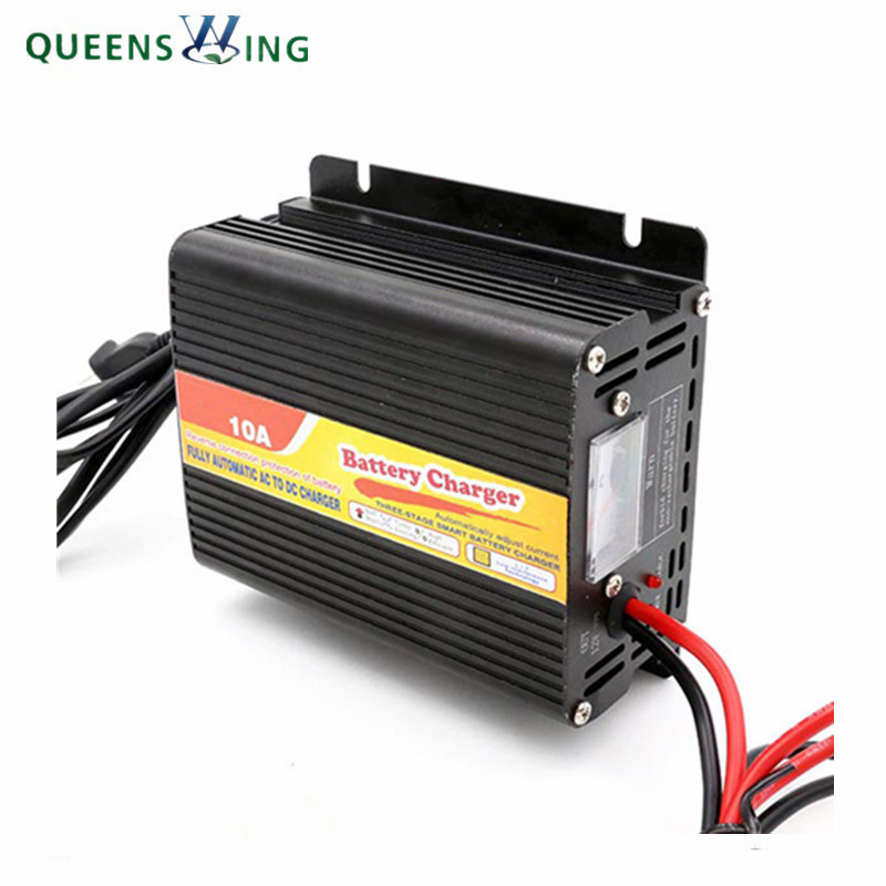 Intelligent 12V 10A 3-Stage Charging Lead Acid Battery Charger (QW-10A)