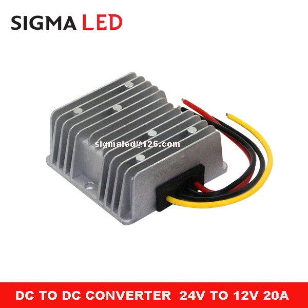 Factory Wholesales Customized 24V to 12V 20A 240W DC to DC Converter