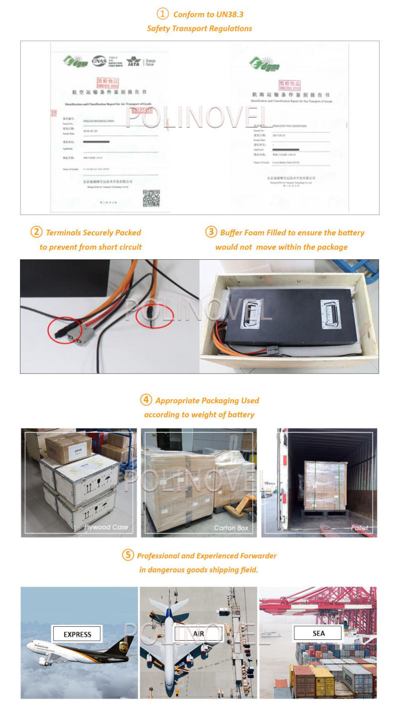 Polinovel 6.4 Volt 12 AMP Hours Rechargeable Lithium Ion Battery Pack