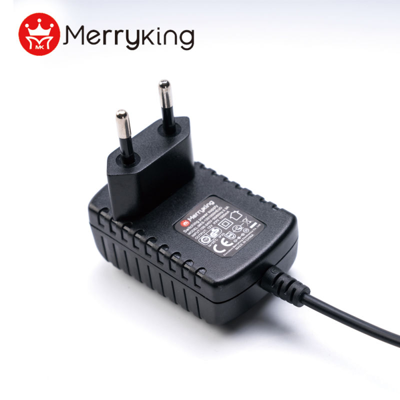 TUV CB AC DC Power Adapter 12V 500mA 1A Ce Adaptor with EU Plug