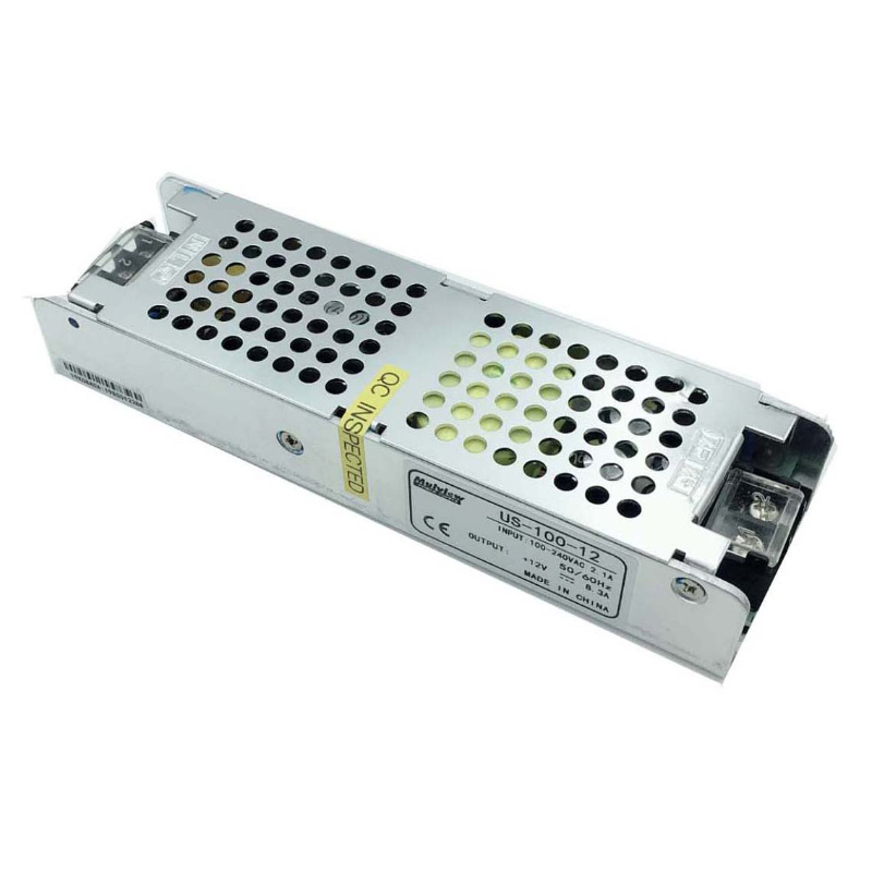 12V100W Ultra Thin Slim Regulated AC DC LED Switching Power Supply Unit
