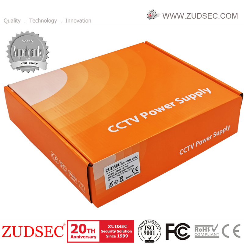 12V 10A 9CH Outputs CCTV Camera Access Control Central Power Supply Unit Distribution Box