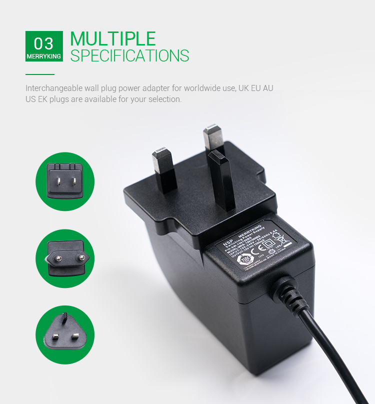 220V DC Output 24V Power Supply 24volt 1AMP Switching Power Adapter for LED Light