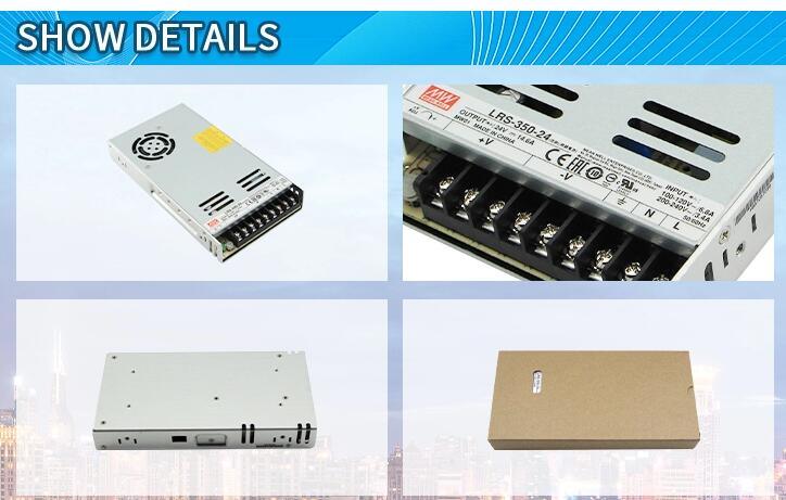 Lrs-350-24 Meanwell Switching Power Supply 110V/220V AC to 24V DC 14.6A 351W SMPS