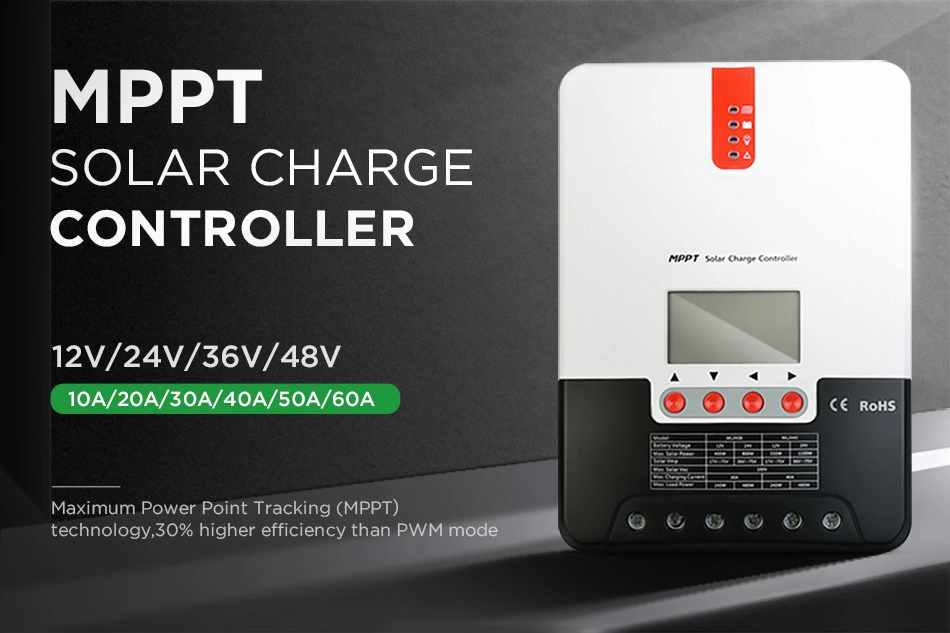 Sunpal 12V 24V 10 20 30 40 50 60 AMP Solar Panel MPPT Charger Controller Price