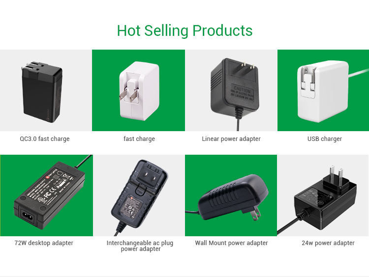 12watt 12V 1A AC DC Switching Power Adapter 12volt 1000mA Power Supply for Electronical Products in Bulk