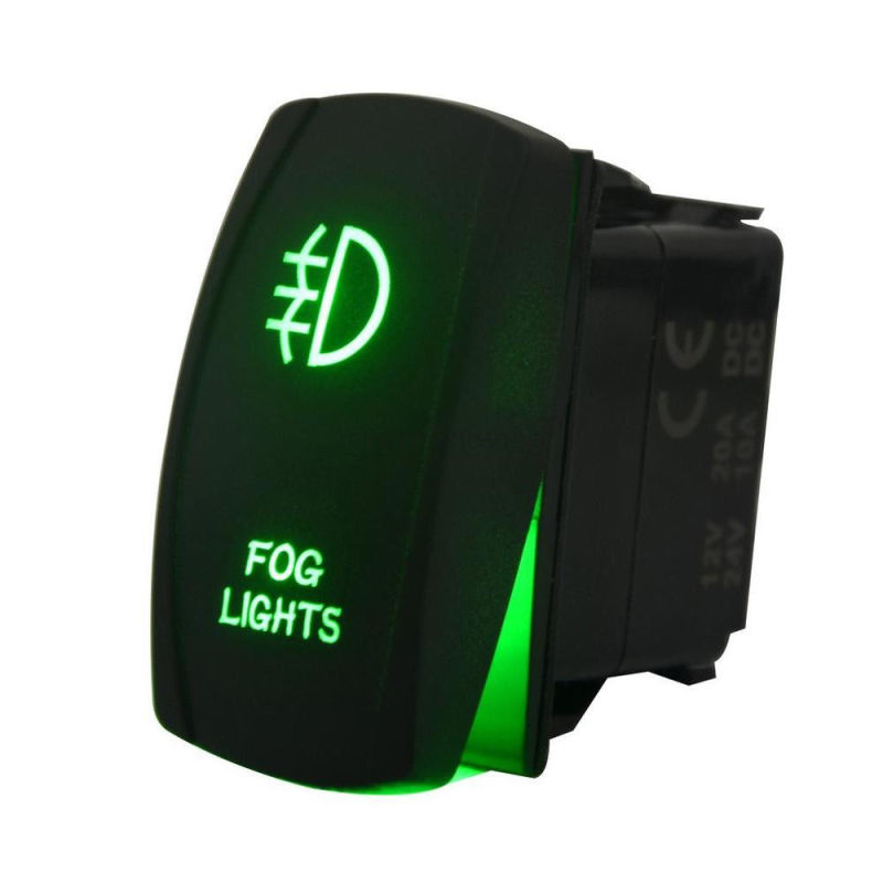 Laser Rocker Switch Fog Lights on-off 5 Pins 12V 20A