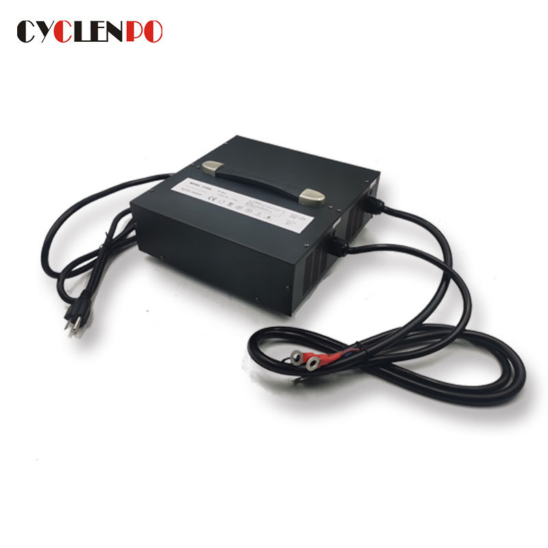 Two Outputs LiFePO4 Lithium Ion Battery Charger 12 Volt 30 AMP / 24 Volt 15 AMP