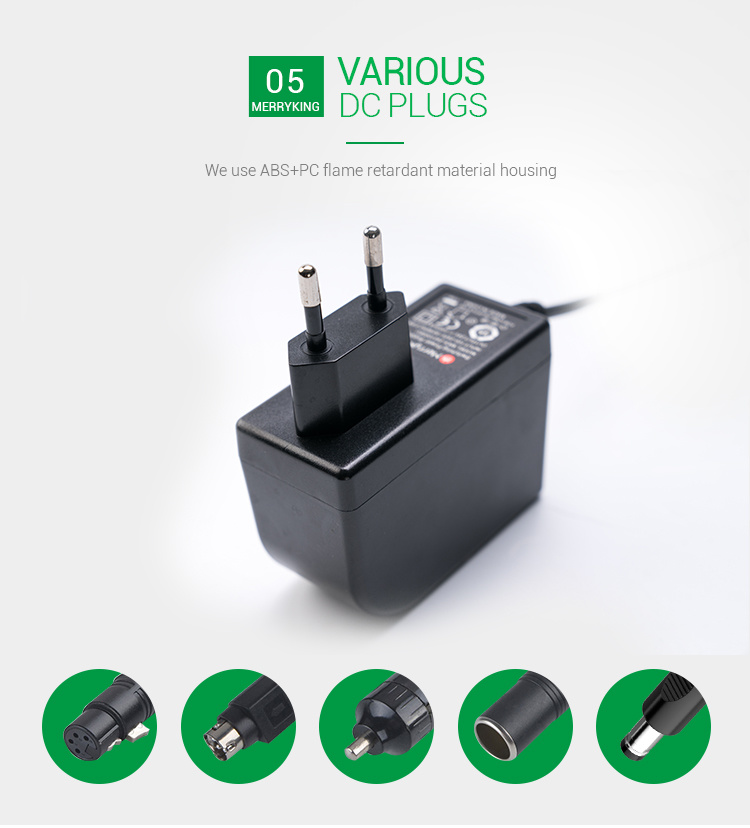 220V 230V EU Wall Mount Power Adapter 9V 2.5A Switching Power Supply