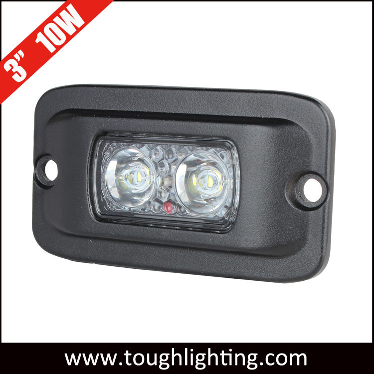 Surface Mount 3" 10W Offroad CREE LED Work Light with Flush Mount