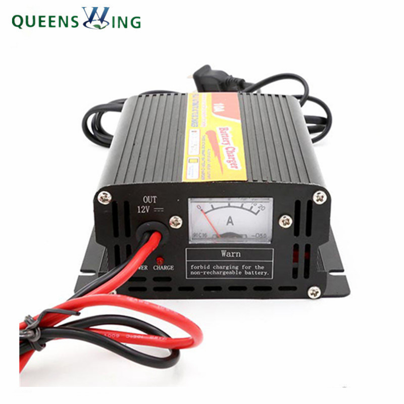 Intelligent 12V 10A 3-Stage Charging Lead Acid Battery Charger (QW-10A)