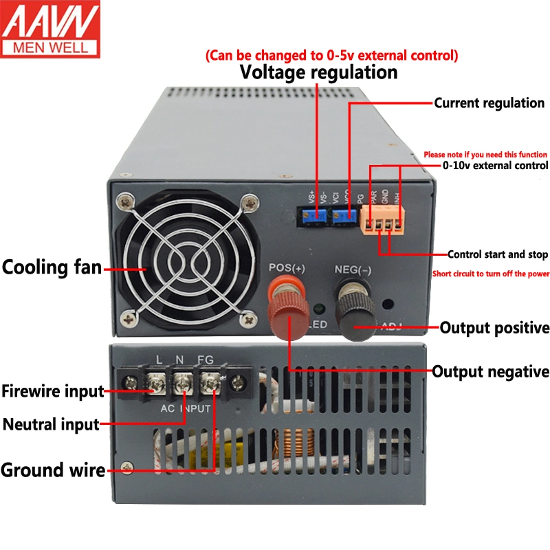 1200W High Power Switching Power Supply 48V 25A Constant Voltage Constant Current Switching Power Supply