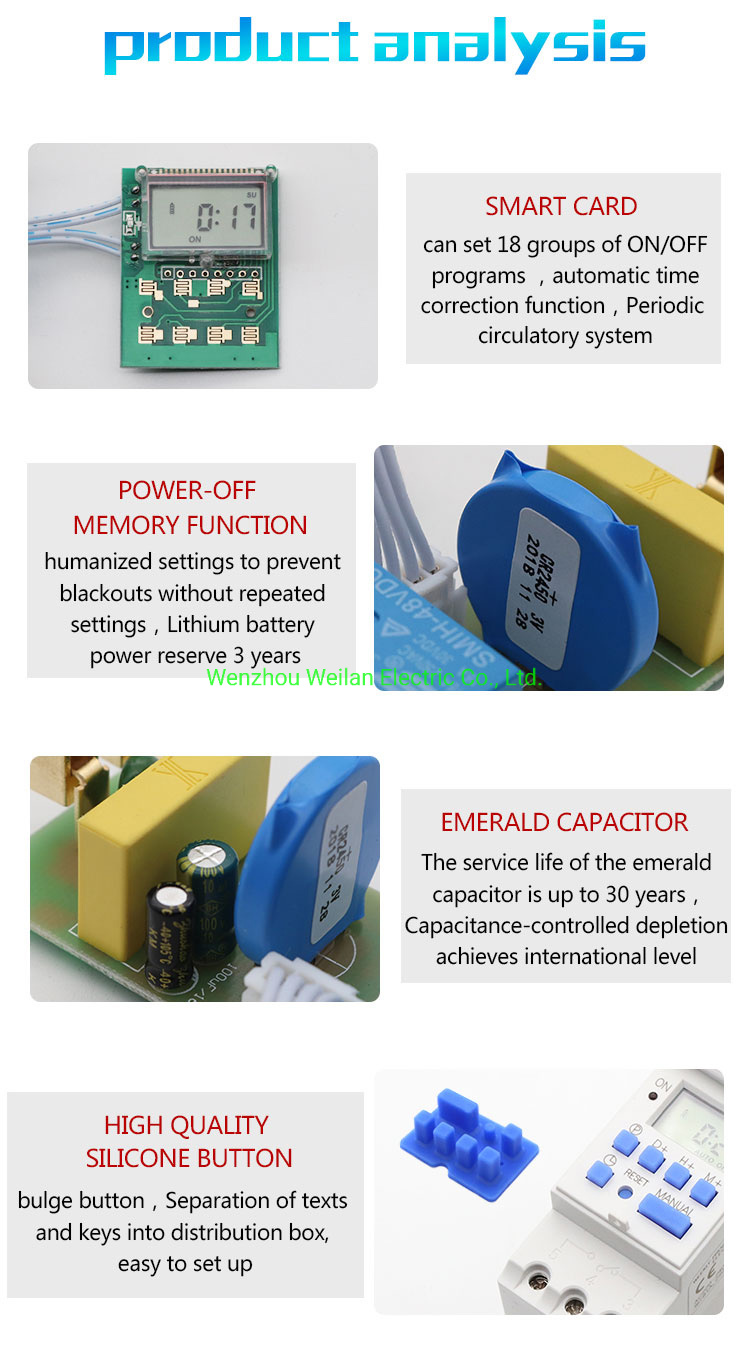 Timer Switches Multi Function Digital Programmable Relay Time Switch