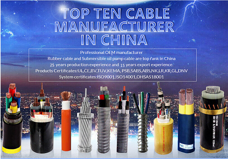 Flat Flexible Elevator Rubber Cables
