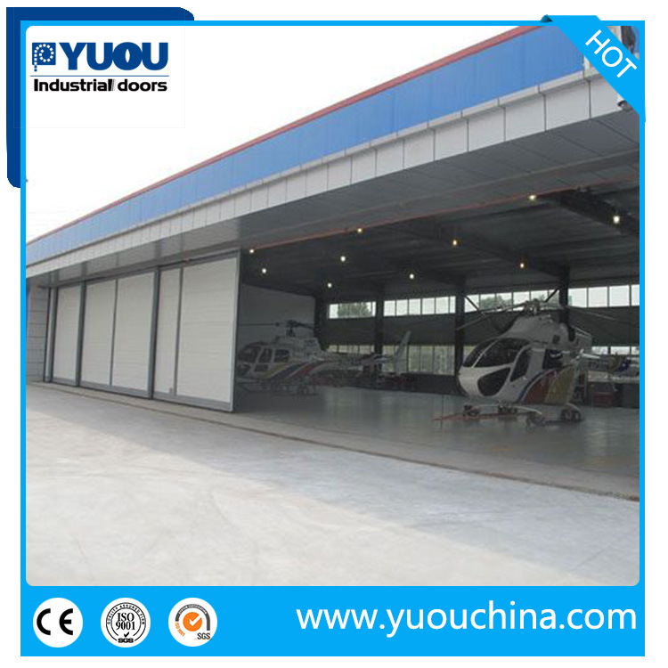 Automatic Motorized Airplane Sliding Hangar Doors for Aviation or Airport