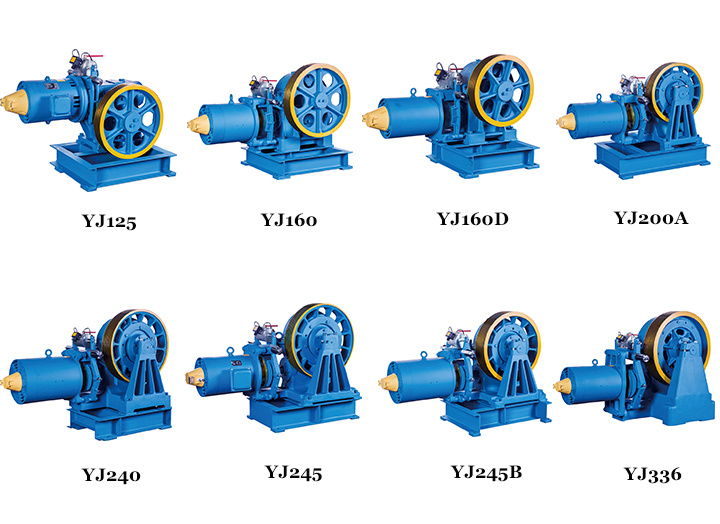 Motor Lift Parts High Quality Elevator Geared Traction Machine