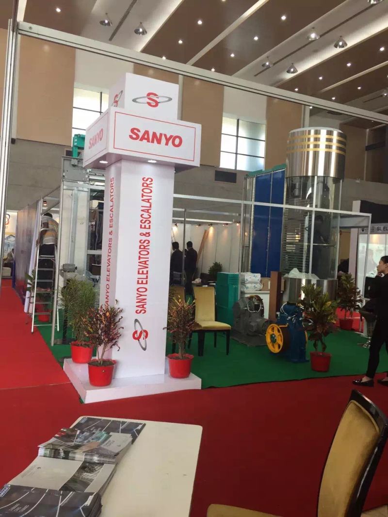Sanyo Fuji 450kg Commercial Gearless Passenger Elevator House Elevator