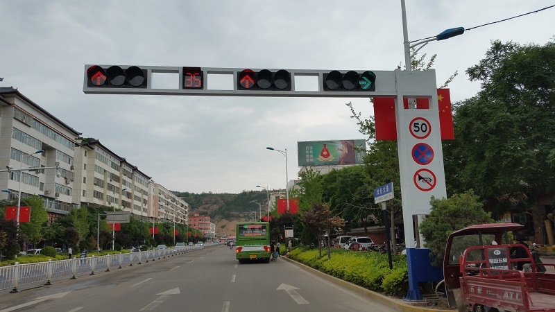 Traffic Management 300mm LED Flashing Countdown Timer for Road Safety