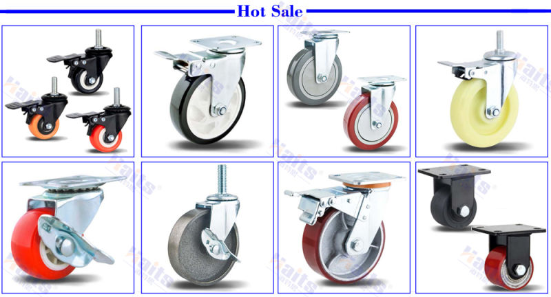 Heavy Duty Rubber Caster Iron PL Caster Office Caster Wheel