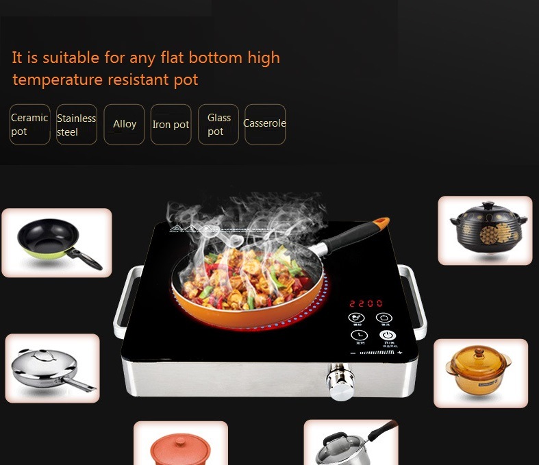 Timing Appointment of 2000W High Power Electric Stove with Far Infrared Range Infrared Cooker