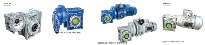 Three Phase Geared Motor RV Worm Gearbox for Transmission