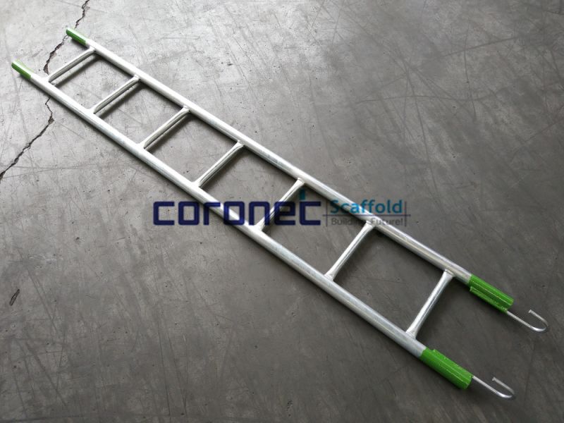 Hot DIP Galvanized Scaffolding Hook-on Ladder Ringlock Scaffold with Hooks (RML)