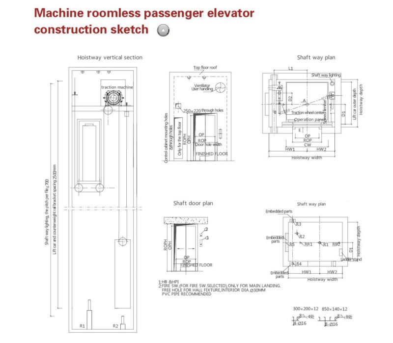 High End Customized Passenger Elevators Lift